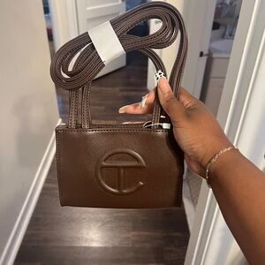 Chocolate Telfar Small Shopping Bag